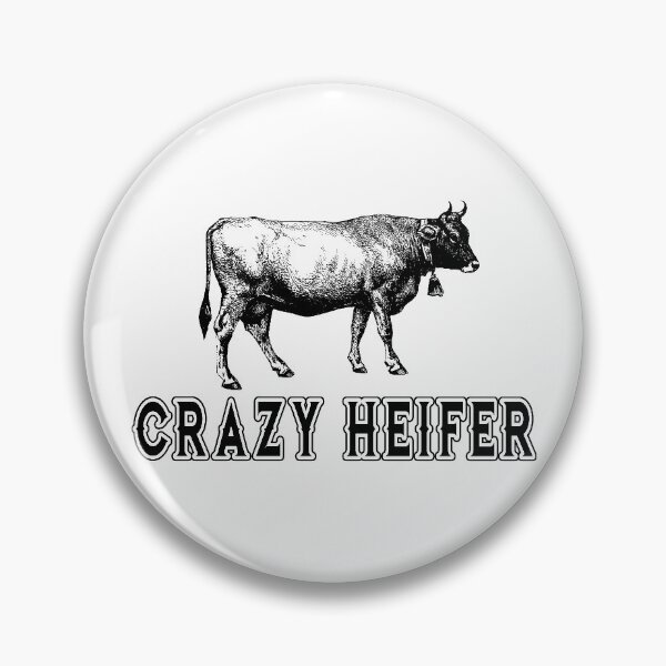 Item preview, Crazy Heifer cute shirt for men and women. Best gift for cattle lovers designed and sold by Titmit.