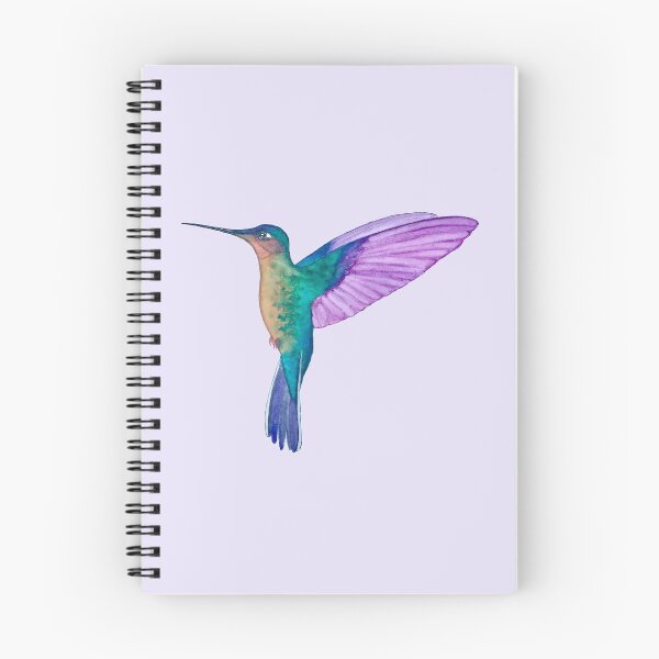 Item preview, Fawn-breasted Brilliant Hummingbird On Light Purple Background designed and sold by Christiane Dobbins.