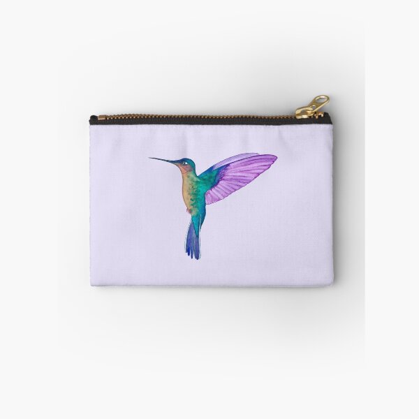 Item preview, Fawn-breasted Brilliant Hummingbird On Light Purple Background designed and sold by Christiane Dobbins.