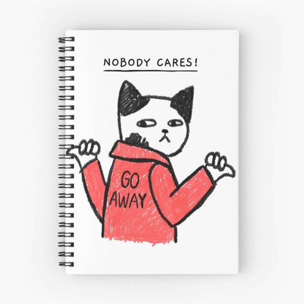 Item preview, Nobody Cares designed and sold by Dewirumbaina.