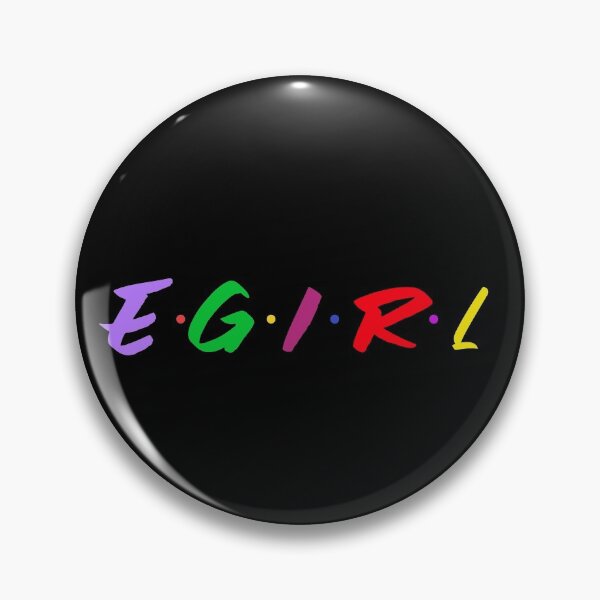 Item preview, Egirl Retro 90's - E-Girl Colored Wording With Colored Dots designed and sold by bradycarstens.