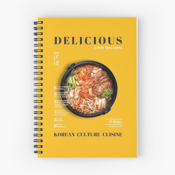 Item preview, Delicious Food Magazine designed and sold by anthonyyoussef0.