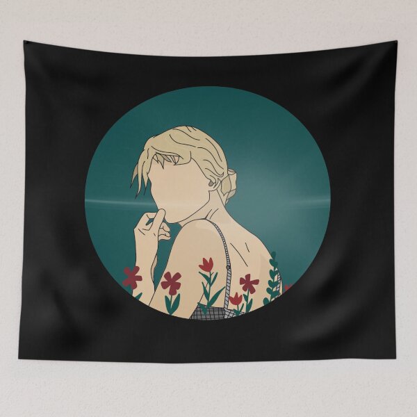 Item preview, Taylor Swift Folklore Sticker Drawing designed and sold by Rebekah Moses.