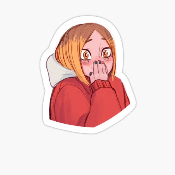 "Kenma laughing" Sticker by zelcarat | Redbubble