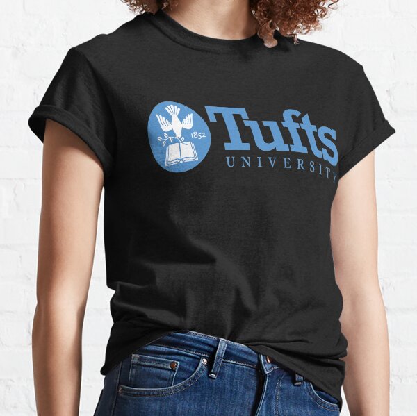 Women_s Tufts University Seal Blue Logo Classic T-Shirt
