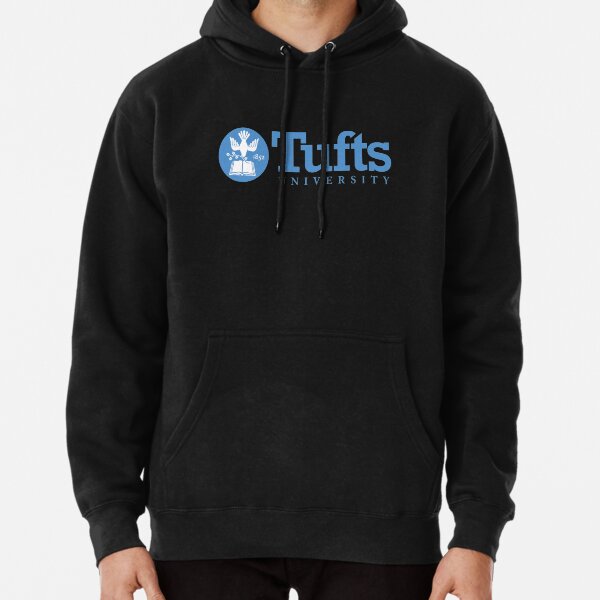 Women_s Tufts University Seal Blue Logo Pullover Hoodie