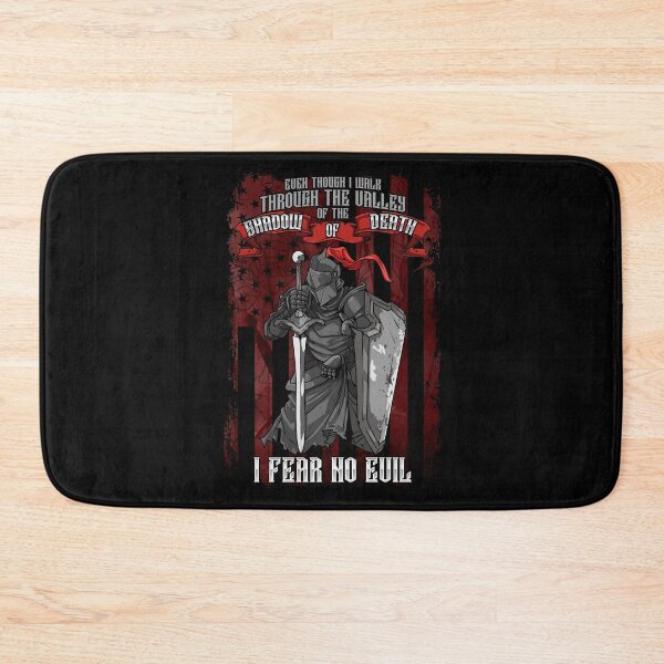 Item preview, Christian Knight Shadow of Death I Fear No Evil designed and sold by perfectpresents.