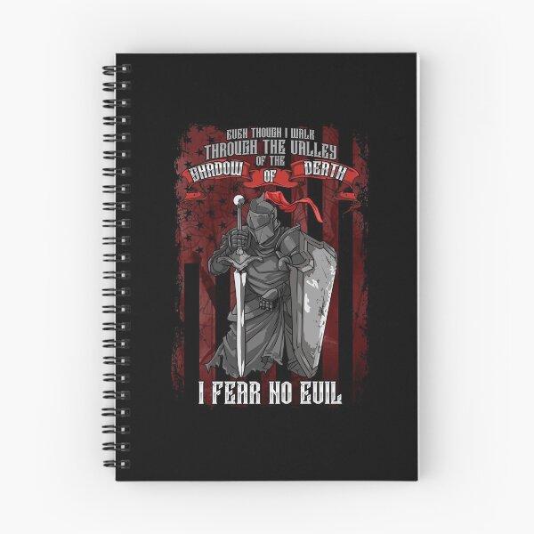 Item preview, Christian Knight Shadow of Death I Fear No Evil designed and sold by perfectpresents.