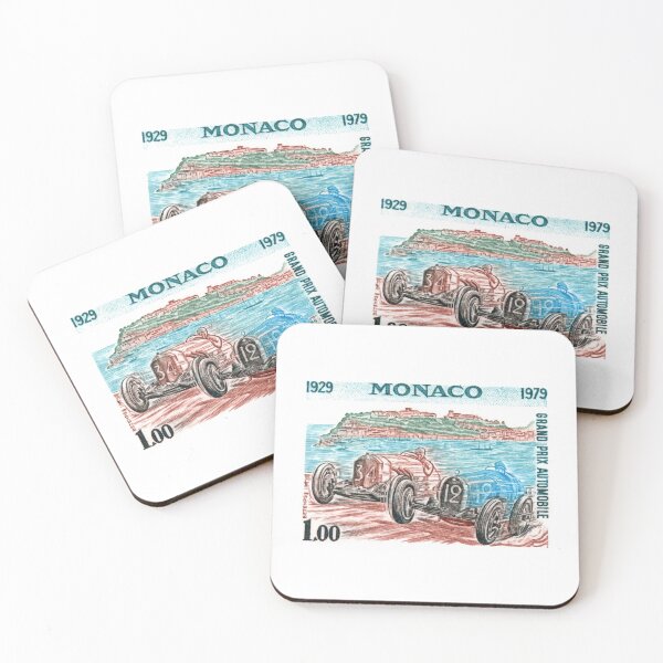 Item preview, 1979 Monaco Grand Prix 50 Year Anniversary Postage Stamp designed and sold by retrographics.
