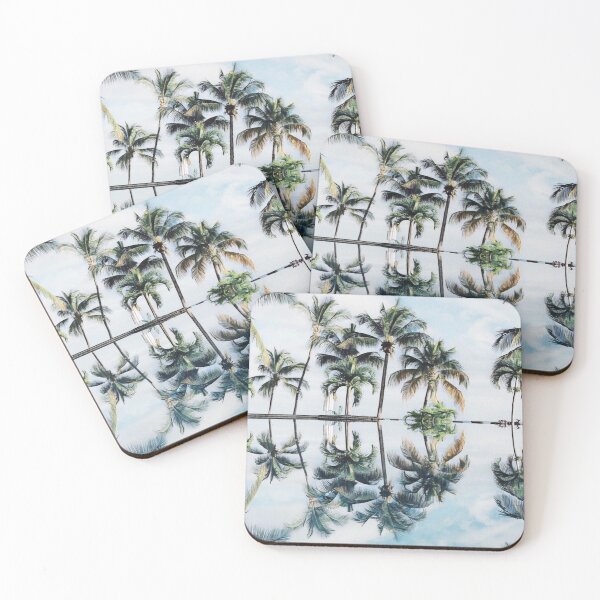 Item preview, GALATHI Palm Tree Reflection Blue - Palm Trees designed and sold by Galathi Designs.