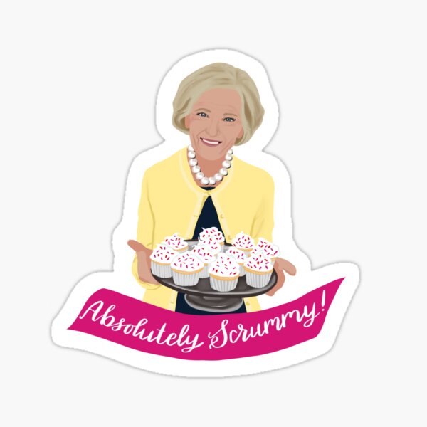 Mary Berry on the Great British Bake Off Sticker