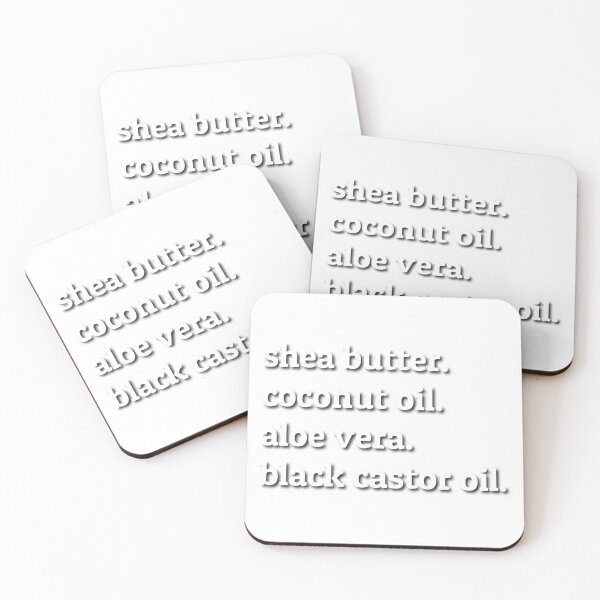 Item preview, Shea Butter, Coconut Oil, Aloe Vera, Black Castor Oil designed and sold by Gabbygoops.