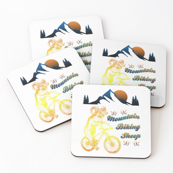 Item preview, Mountain Biking Sheep designed and sold by kazada.