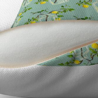 Alternate view of Lemon Tree Pattern Floor Pillow