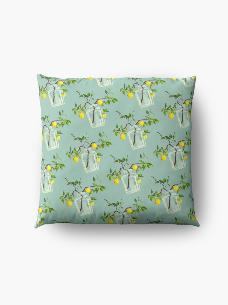 Alternate view of Lemon Tree Pattern Floor Pillow