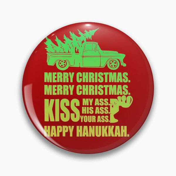 Item preview, Merry Christmas Kiss My Ass His Ass Your Ass Happy Hanukka designed and sold by Bienle12.