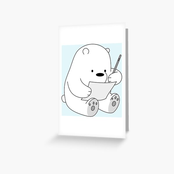 oso helado Tarjetas de felicitación
