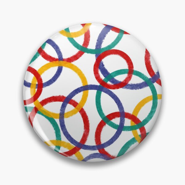 Item preview, Colorful Circles Pattern designed and sold by NakakiArt.