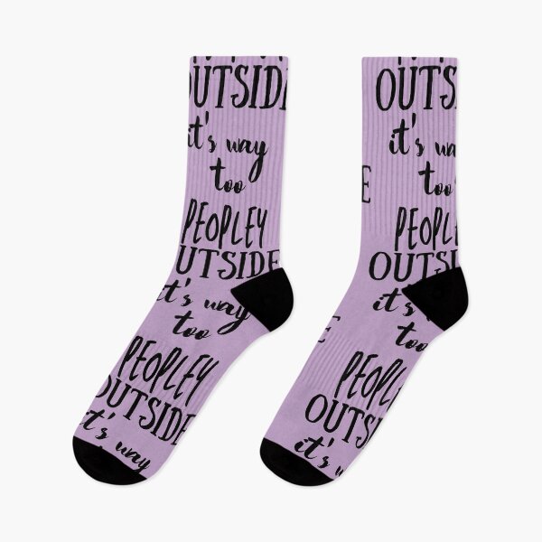 Item preview, It's Way Too Peopley Outside | Introverts | Quarantine | Sarcastic | Antisocial | designed and sold by Jeleedesigns.