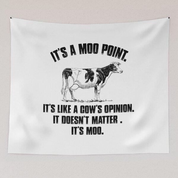 Item preview, It's a moo point. It's like a cow's opinion. It's doesn't matter. It's moo funny cow t-shirt designed and sold by Titmit.