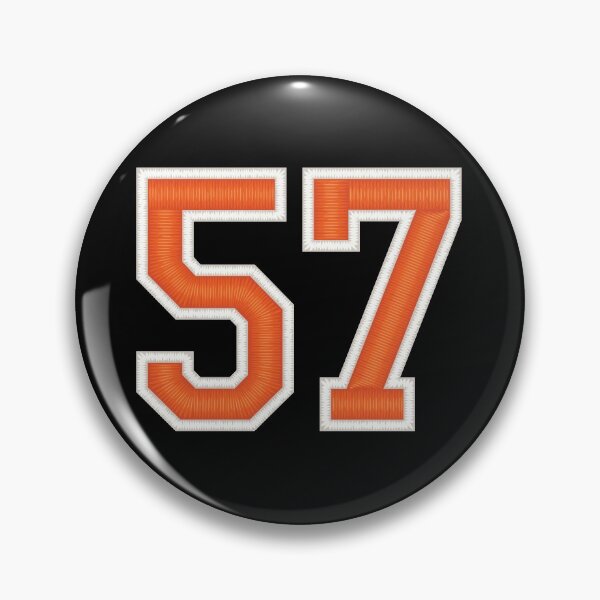 Item preview, Sports Number 57 Jersey fifty-seven Orange designed and sold by elhefe.