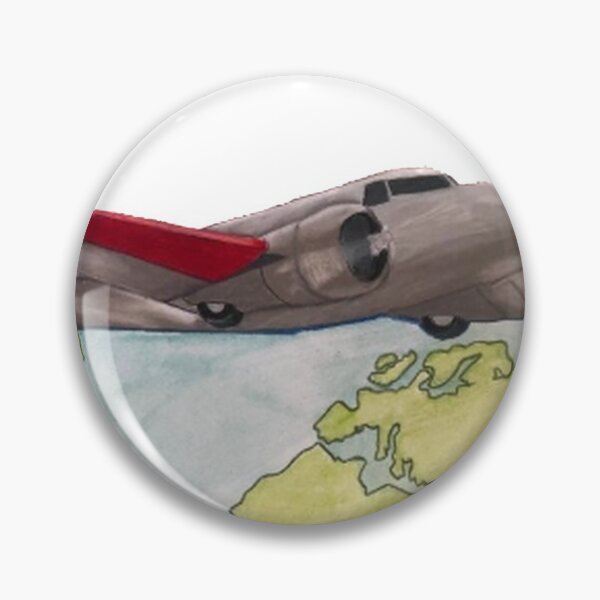 Item preview, Amelia Earhart's World Flight illustration designed and sold by evanc52.