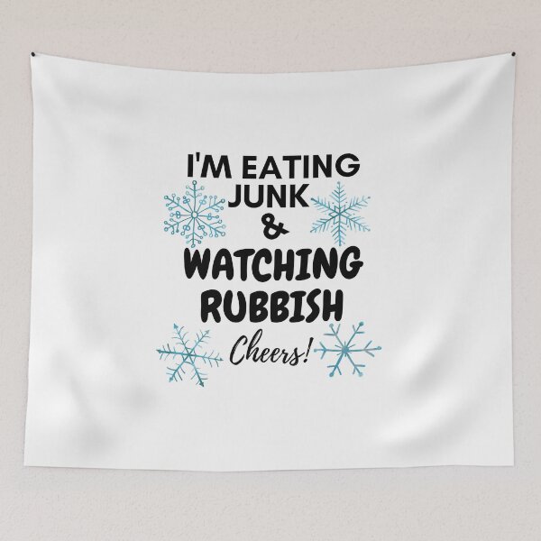 Item preview, I'm eating junk and watching rubbish binge tv  designed and sold by champagnemoment.