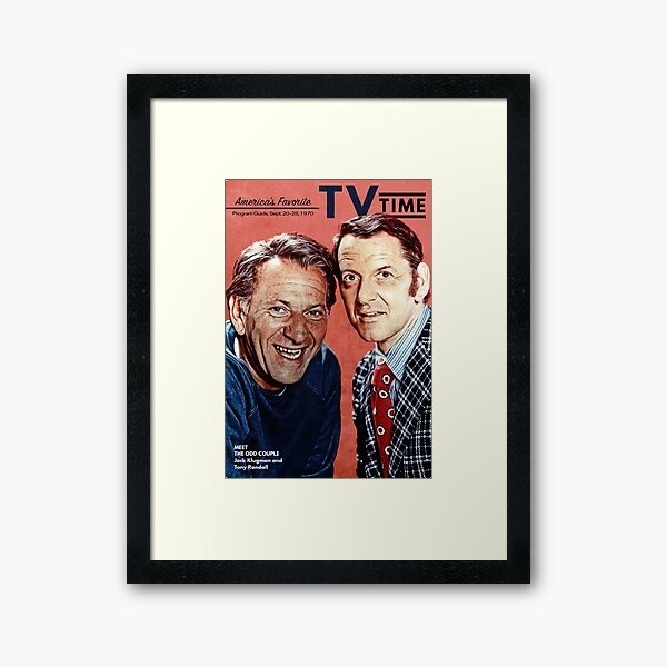 The Odd Couple (TV Time September 1970) Framed Art Print