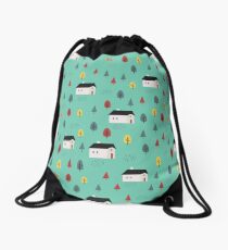 Countryside Pattern Drawstring Bag