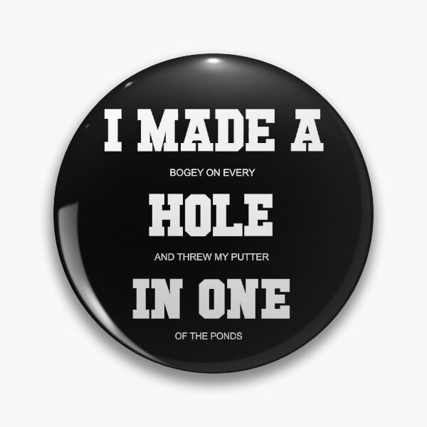 Item preview, I made a bogey on every hole and threw my putter in one of the ponds designed and sold by TrevinoFox.