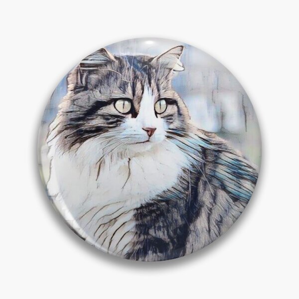 Item preview, GALATHI Rocky the Cat Blue - Cats designed and sold by Galathi Designs.