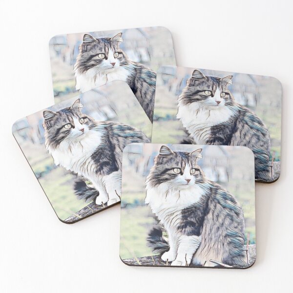 Item preview, GALATHI Rocky the Cat Blue - Cats designed and sold by Galathi Designs.