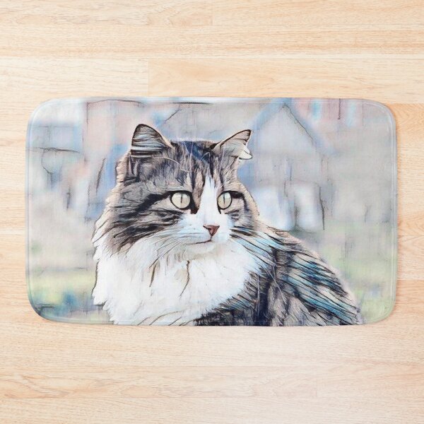 Item preview, GALATHI Rocky the Cat Blue - Cats designed and sold by Galathi Designs.