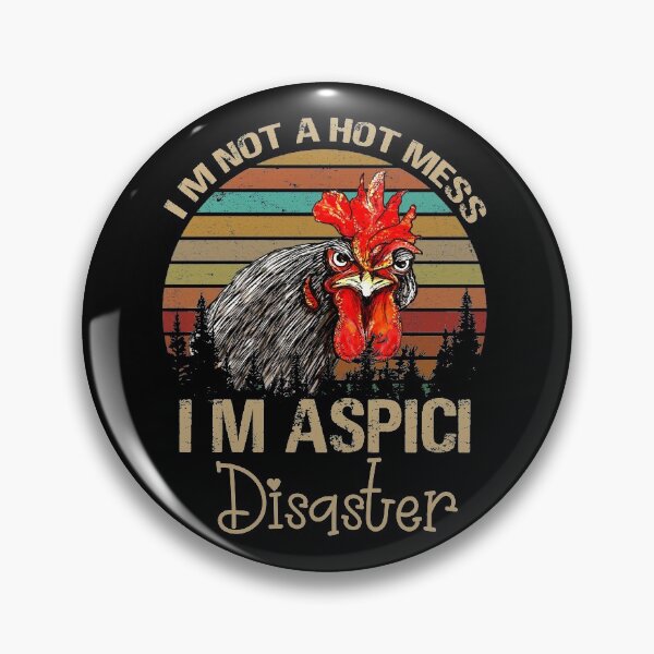 Item preview, I'm Not A Hot Mess I'm A Spicy Disaster Chicken Vintage  designed and sold by azime2811.