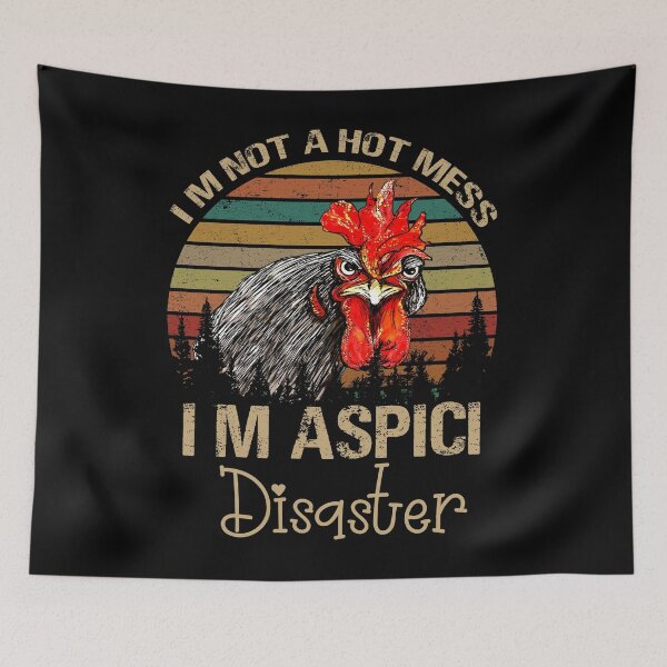 Item preview, I'm Not A Hot Mess I'm A Spicy Disaster Chicken Vintage  designed and sold by azime2811.