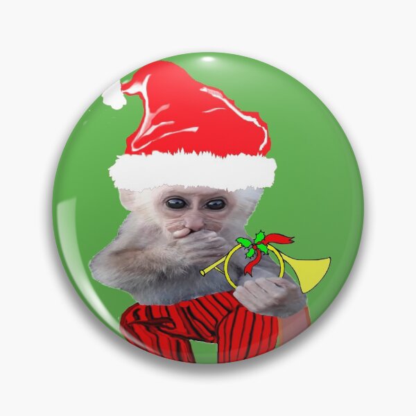 Item preview, Musical Santa Monkey designed and sold by kristalcurt.