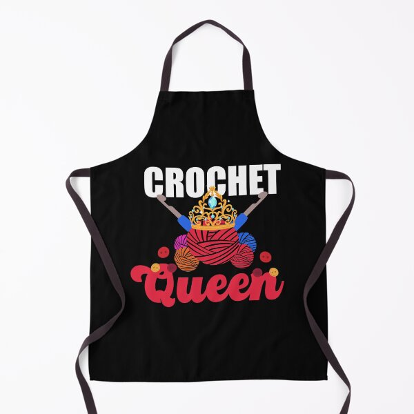 Item preview, Crochet Queen | Crocheter and Crocheting Lover designed and sold by Dancing Dolphin Crafts.