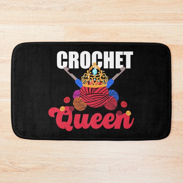 Item preview, Crochet Queen | Crocheter and Crocheting Lover designed and sold by Dancing Dolphin Crafts.