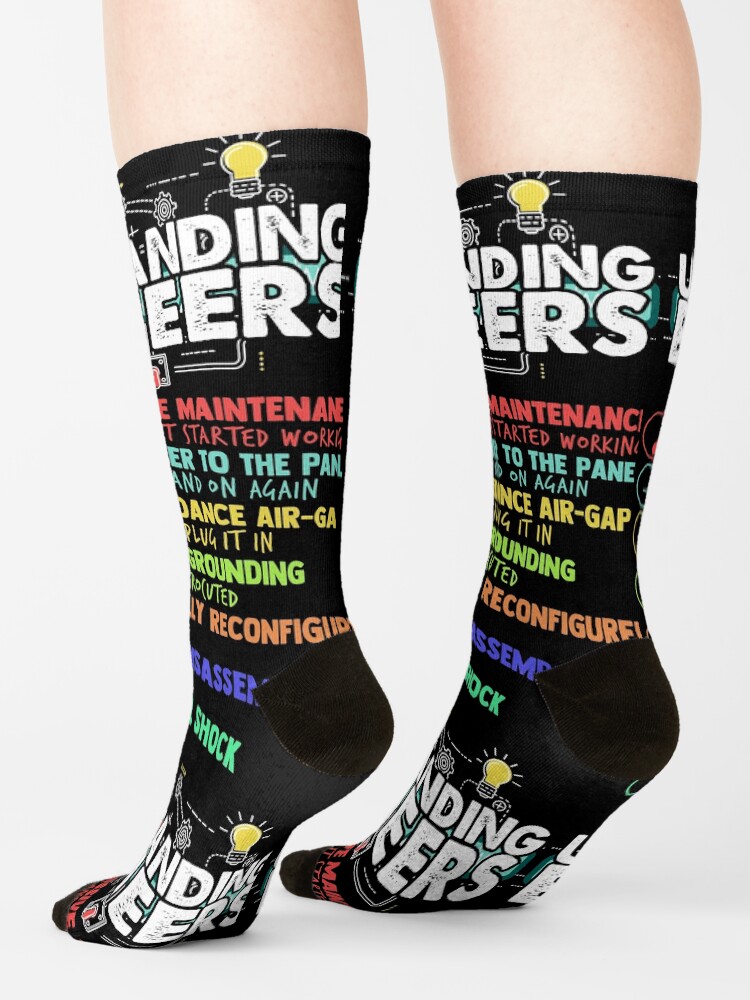 "Understanding Engineers Funny Engineer Gift" Socks for Sale by TEE