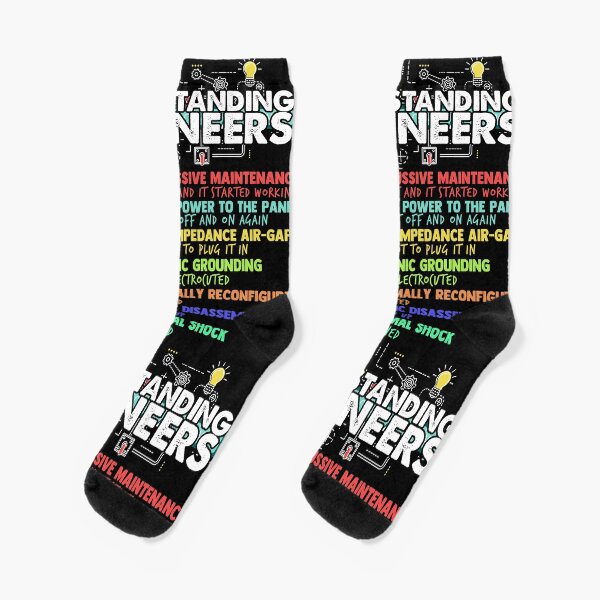 "Understanding Engineers Funny Engineer Gift" Socks for Sale by TEE