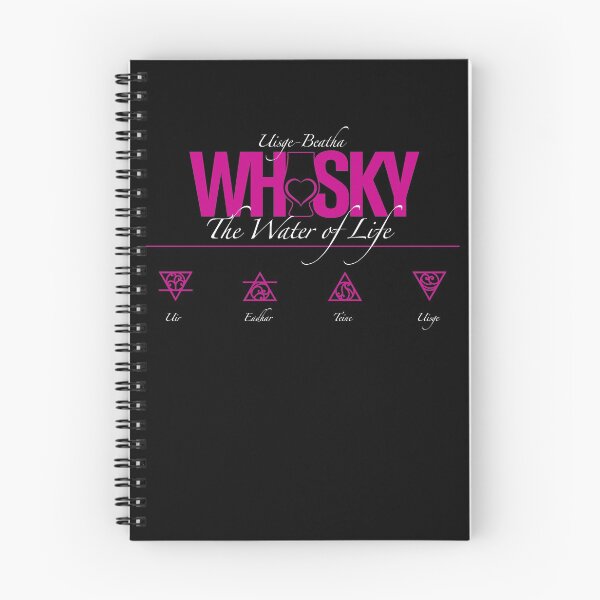 Item preview, Whisky The Water of Life Hot Pink designed and sold by Wandering Spirits Global.