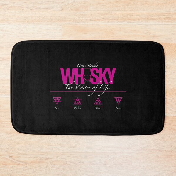 Item preview, Whisky The Water of Life Hot Pink designed and sold by Wandering Spirits Global.