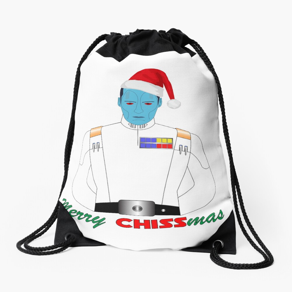 Merry CHISSmas Drawstring Bag