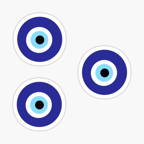 evil eye sticker pack Sticker