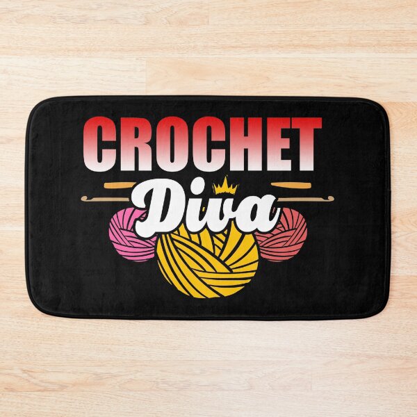 Item preview, Crochet Diva | | Crocheter and Crocheting Enthusiast designed and sold by Dancing Dolphin Crafts.
