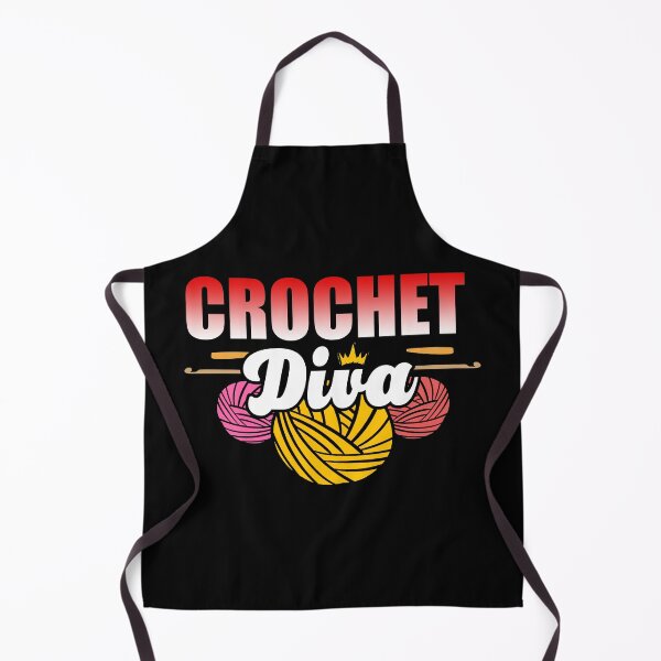 Item preview, Crochet Diva | | Crocheter and Crocheting Enthusiast designed and sold by Dancing Dolphin Crafts.