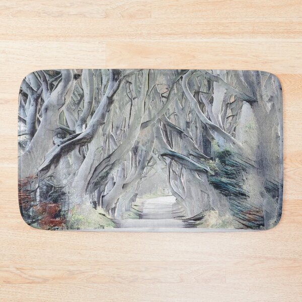 Item preview, GALATHI Trees Over Road Blue - Roadtrip designed and sold by Galathi Designs.