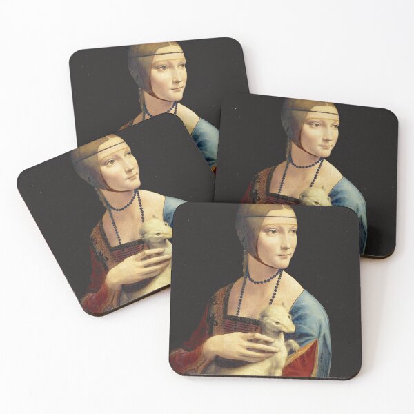 Item preview, Lady with an Ermine by Leonardo da Vinci designed and sold by SimpleJoyStyle.