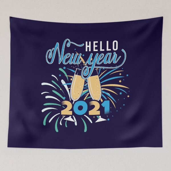 Item preview, Hello New Year 2021 designed and sold by creativeliberty.