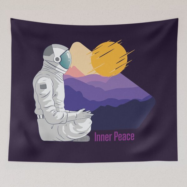 Item preview, Astronauts Inner Peace | Yoga And Meditation designed and sold by artado.